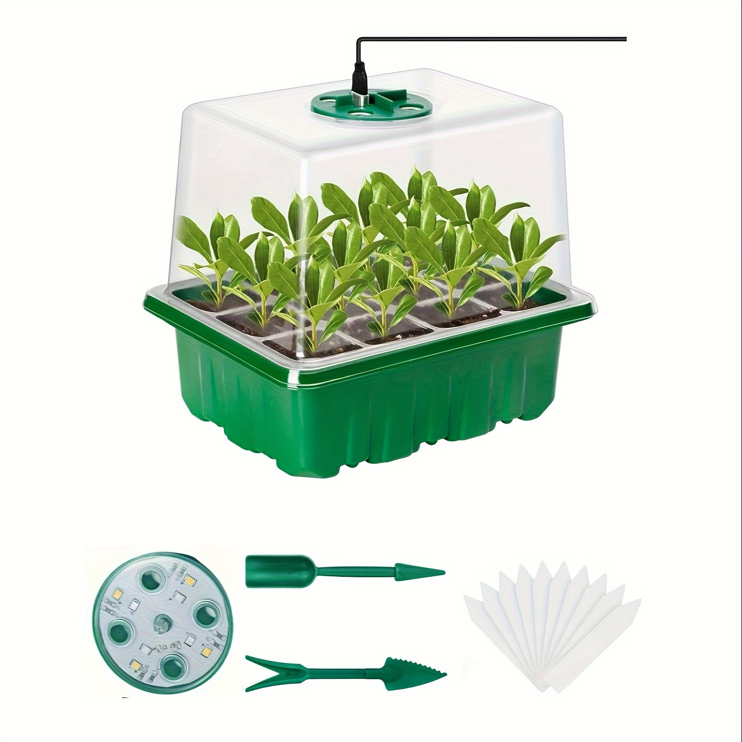 Humidity Dome Kit - Zaailingen Starterset - 1/2/3 Sets, 8