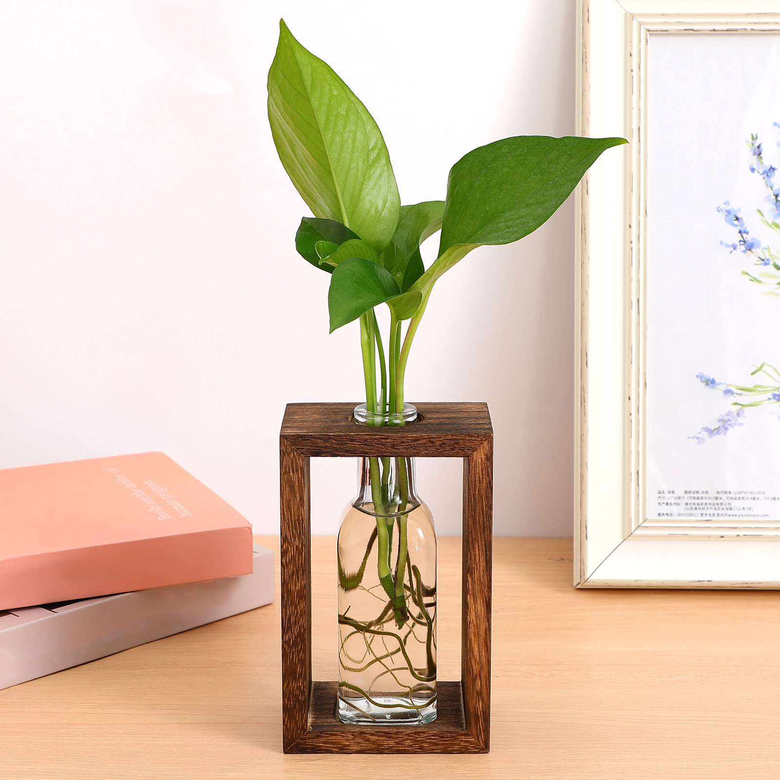 1Set Houten Hydroponisch Plant - Propagation Station Vase recensie en prijs