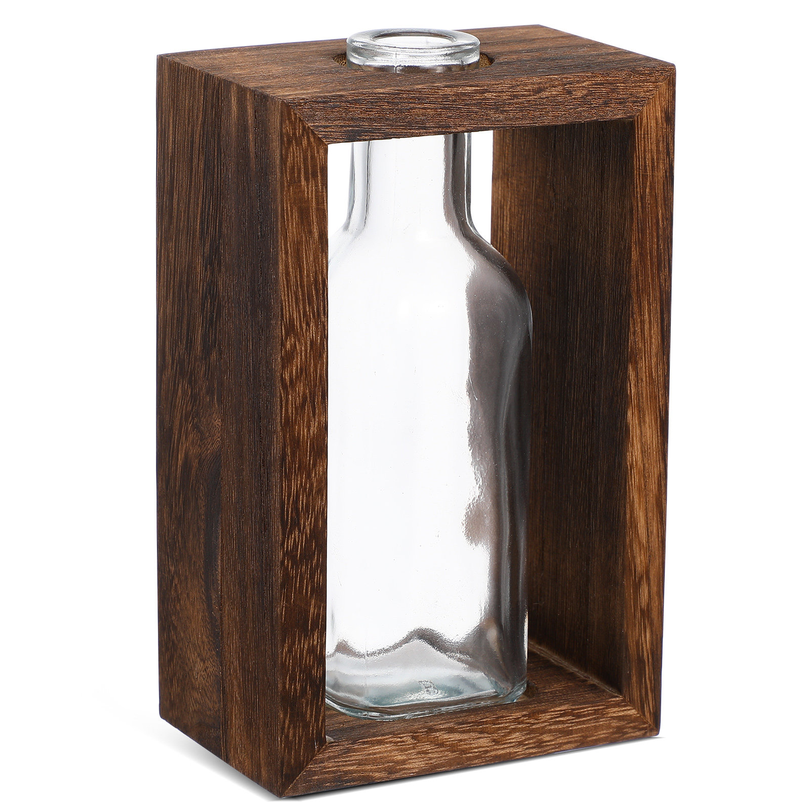 1Set Houten Hydroponisch Plant - Propagation Station Vase recensie en prijs