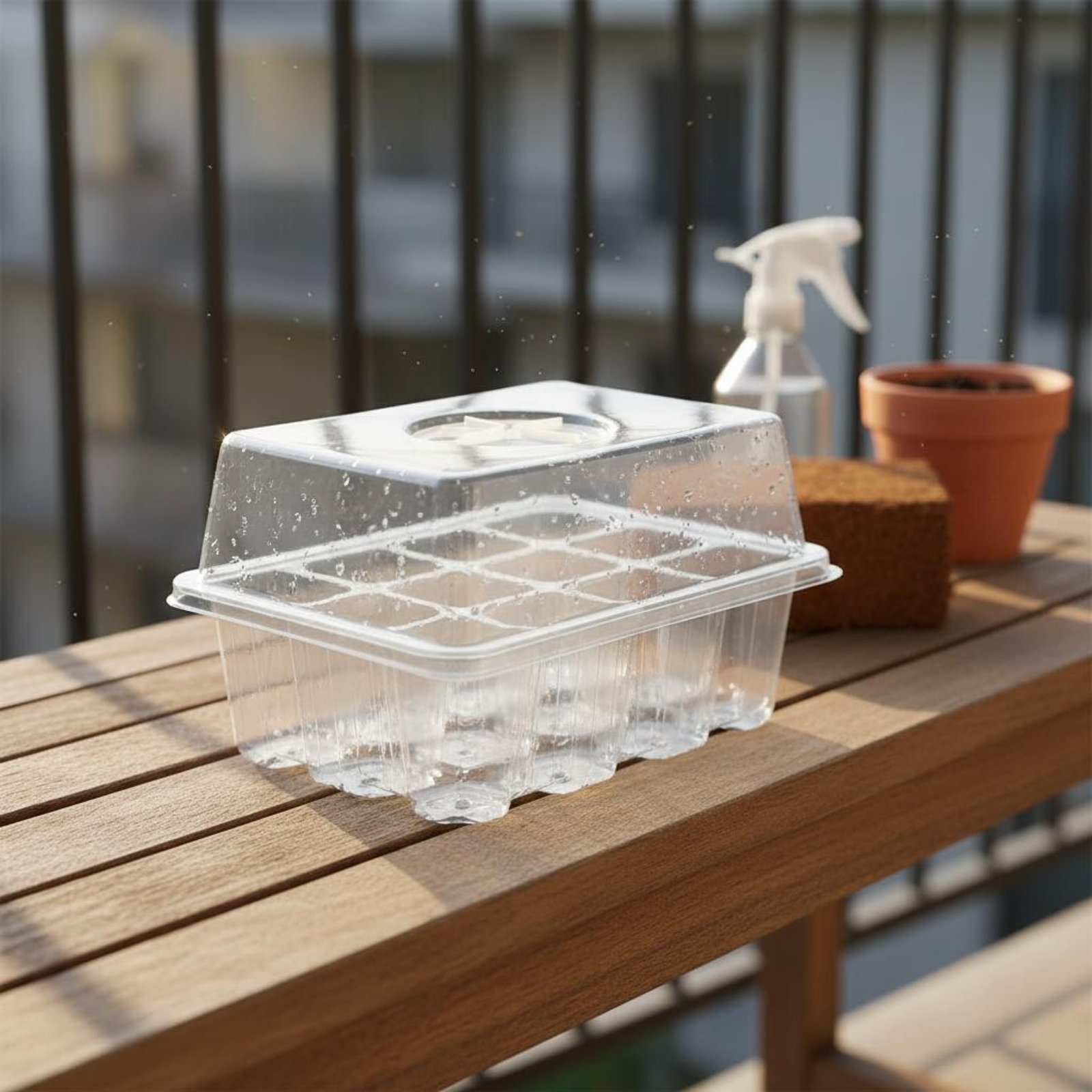 12-delige kiembak met transpar - Humidity Dome Kit recensie en prijs